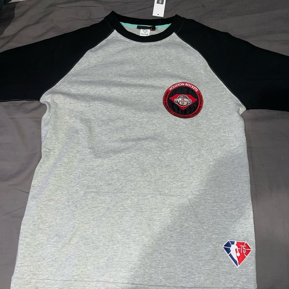 Diamond Black and grey heavyweight long sleeve
